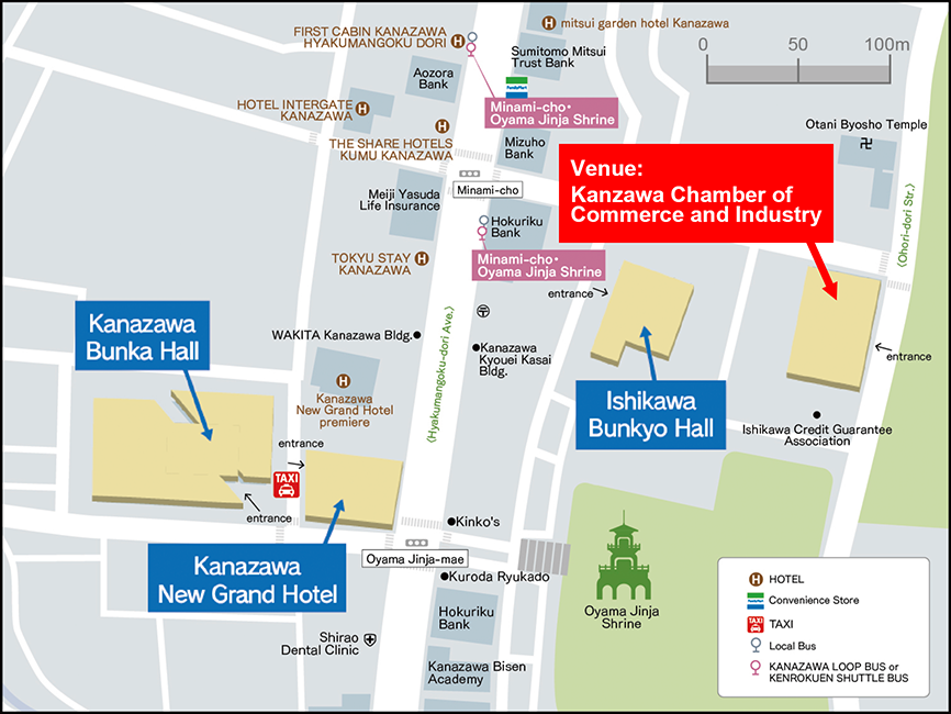 access to Kanazawa Chamber of Commerce